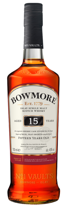 Whisky Bowmore 15 Years Single Islay Malt 700