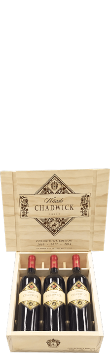 Viñedo Chadwick Collector's Edition 1x 2010, 1x 2012, 1x 2014 Valle del Maipo Viña Errázuriz 2250