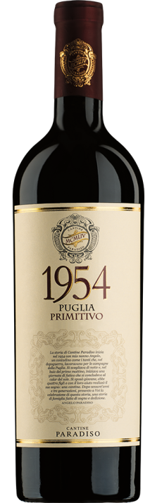 2021 1954 Primitivo Puglia IGP Cantine Paradiso 750