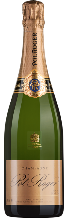 Champagne Rich Demi-sec Pol Roger 750
