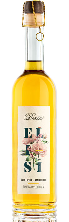 Grappa Elisi Distilleria Berta Flowers Label 500
