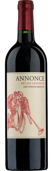 2020 Annonce Bélair-Monange Grand Cru St-Emilion AOC Second vin du Château Bélair Monange 750