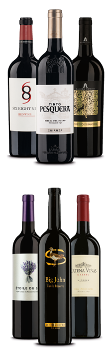 Weinabo Rotwein Sélection Abonnement vins rouges Sélection 4500