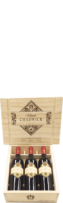 Viñedo Chadwick Collector's Edition 1x 2010, 1x 2012, 1x 2014 Valle del Maipo Viña Errázuriz 2250