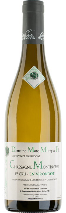 2022 Chassagne-Montrachet En Virondot 1er Cru AOC Blanc Grand Vin de Bourgogne Domaine Marc Morey & Fils 750.00