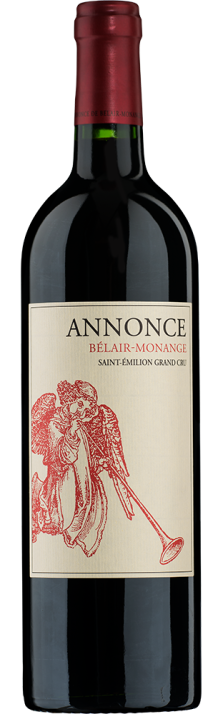 2017 Annonce Bélair-Monange Grand Cru St-Emilion AOC Second vin du Château Bélair Monange 750