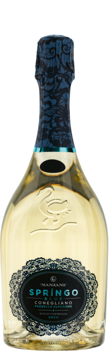 2022 Springo Blue Prosecco Superiore Extra Brut Conegliano Valdobbiadene DOCG Le Manzane 750