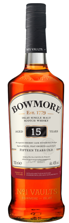 Whisky Bowmore 15 Years Single Islay Malt 700