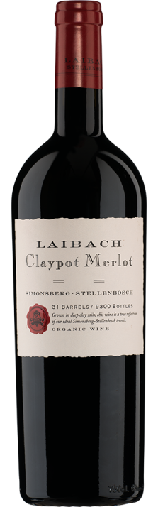 2015 Merlot Claypot SImonsberg-Stellenbosch WO Laibach Vineyards (Bio) 750.00